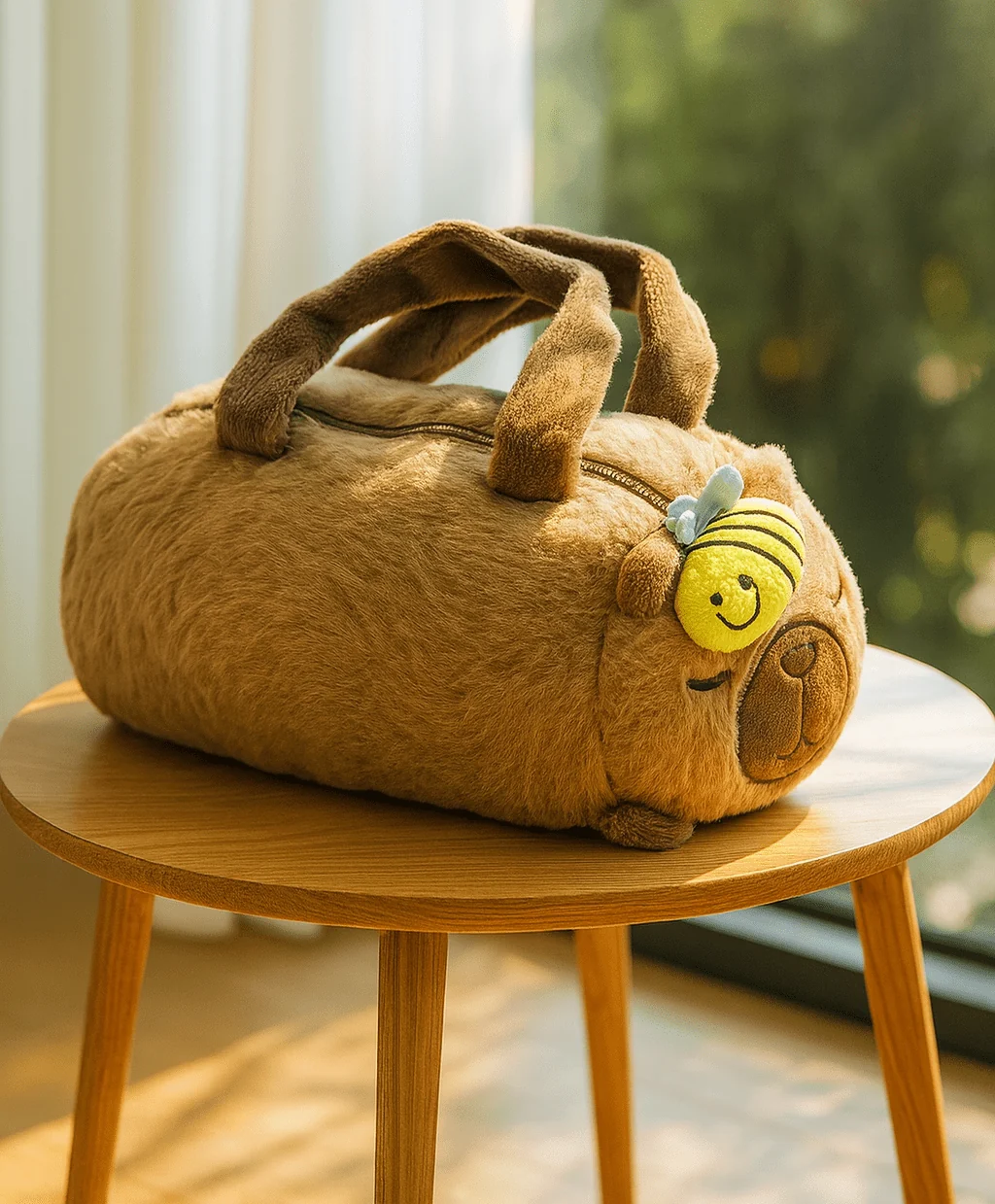 Plush Animal Handbag with Cute Design