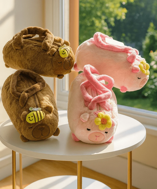 Plush Animal Handbag with Cute Design