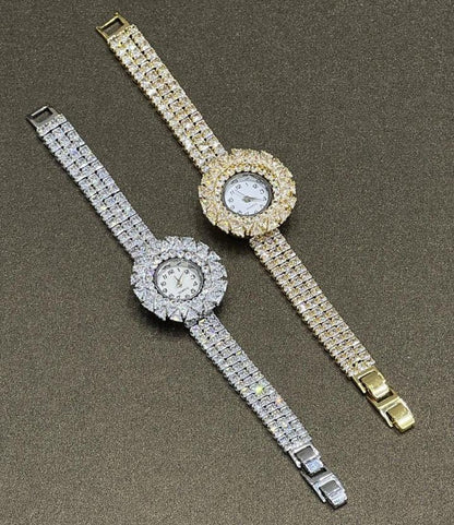 Royal Sunburst Crystal Watch